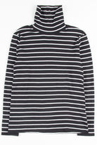Black Striped Turtleneck