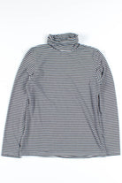 Black & White Striped Turtleneck 2
