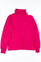 Magenta Vintage Turtleneck