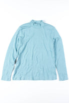 Light Blue Mock Turtleneck