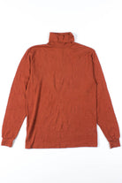 Dark Orange Vintage Turtleneck