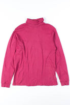 Dark Pink Vintage Turtleneck