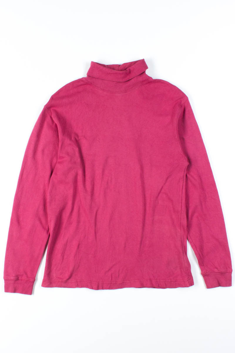 Dark Pink Vintage Turtleneck