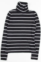 Black Striped Turtleneck 1