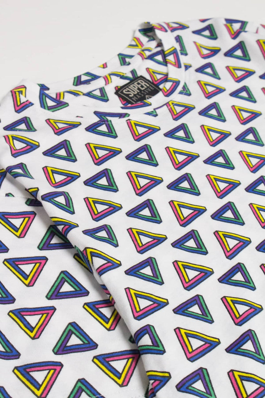 Twisted Triangles Illusion T-Shirt