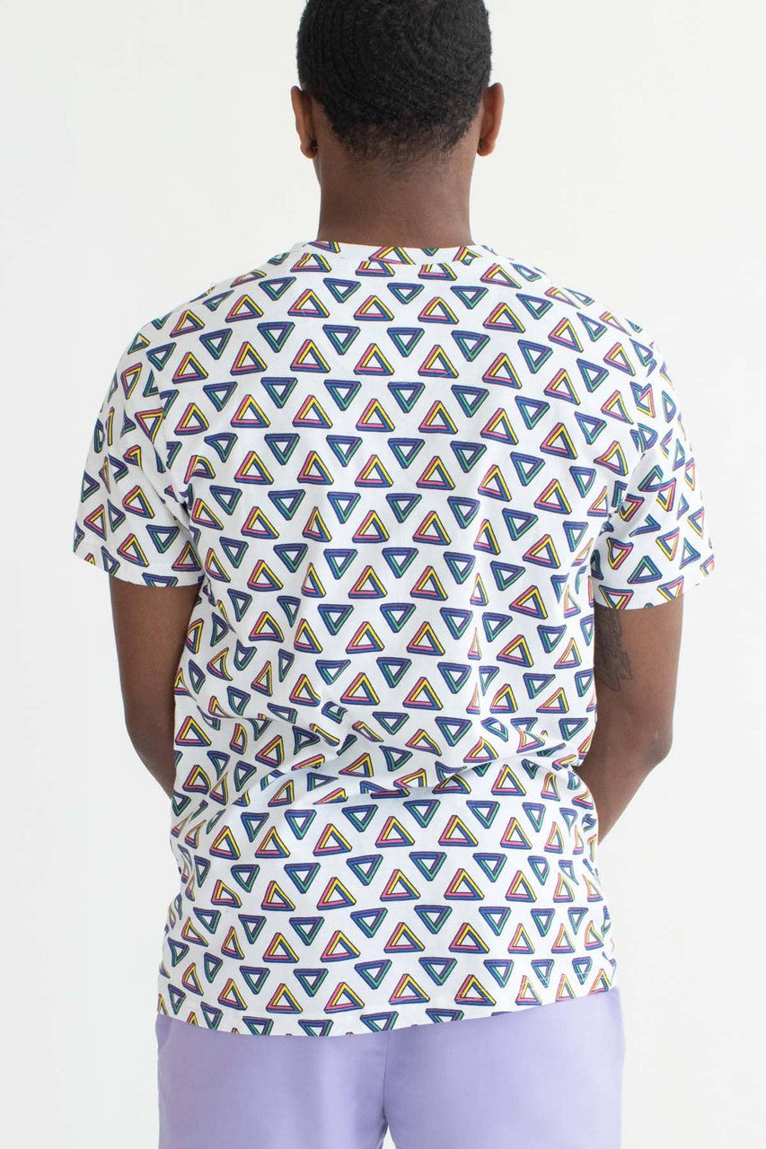 Twisted Triangles Illusion T-Shirt