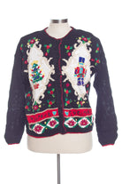 Black Ugly Christmas Cardigan 29489