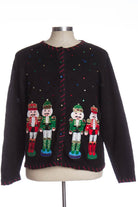 Black Ugly Christmas Cardigan 33089