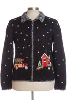 Black Ugly Christmas Cardigan 33254