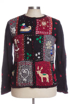 Black Ugly Christmas Cardigan 33268