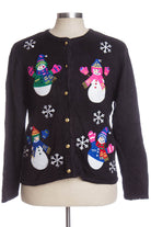 Black Ugly Christmas Cardigan 33291
