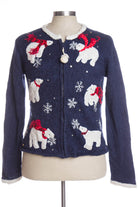 Blue Ugly Christmas Cardigan 33300