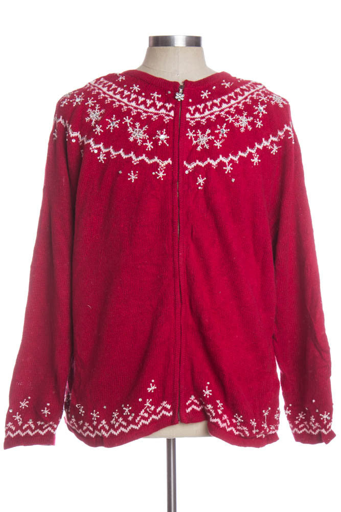 Red Ugly Christmas Cardigan 33339