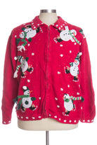 Red Ugly Christmas Cardigan 33357