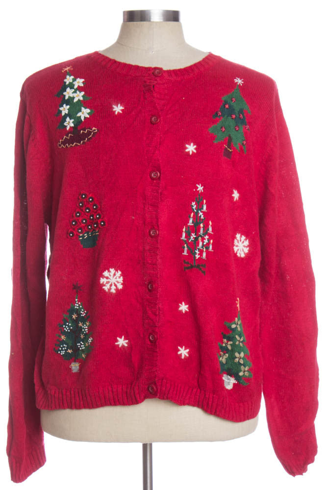 Red Ugly Christmas Cardigan 33362