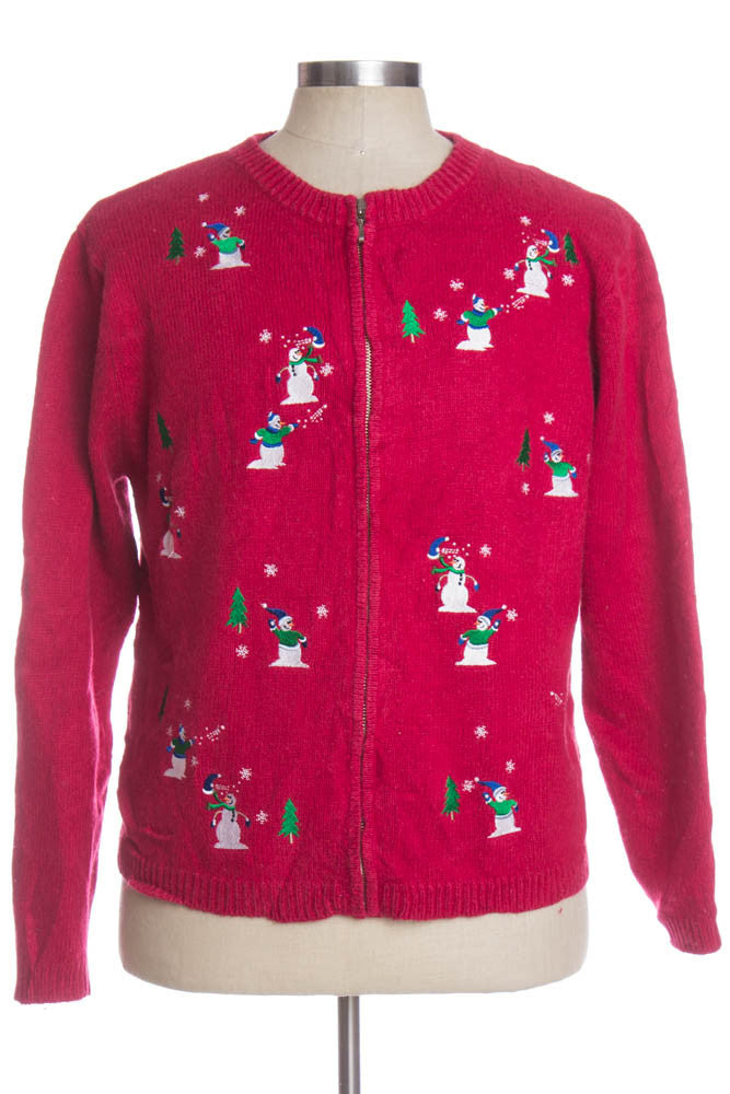 Red Ugly Christmas Cardigan 33373
