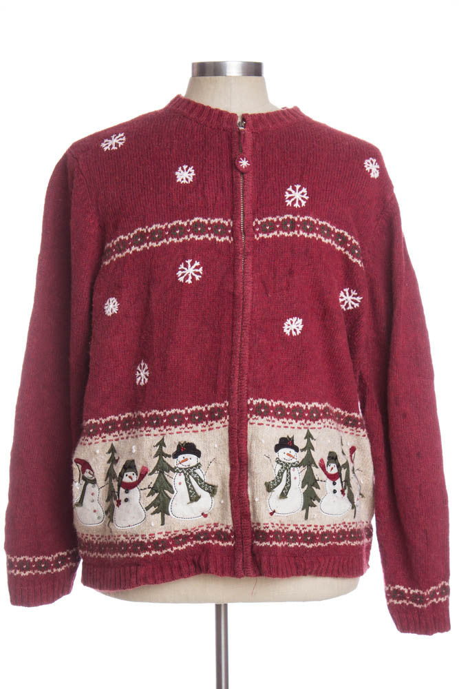 Red Ugly Christmas Cardigan 33399