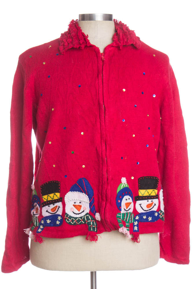 Red Ugly Christmas Cardigan 33459
