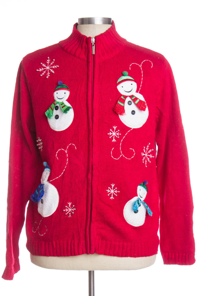 Red Ugly Christmas Cardigan 33509