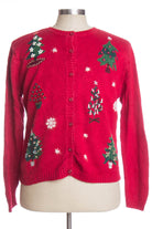 Red Ugly Christmas Cardigan 33511