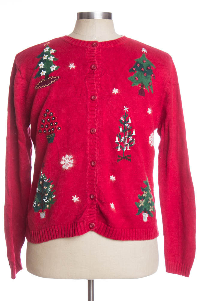 Red Ugly Christmas Cardigan 33511