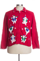 Red Ugly Christmas Cardigan 33534
