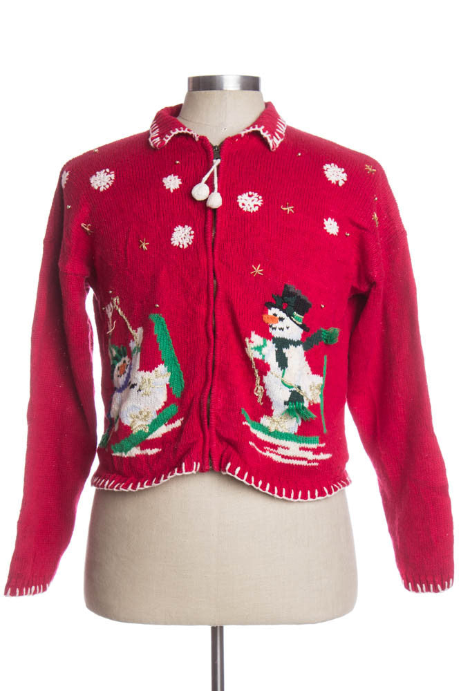 Red Ugly Christmas Cardigan 33538