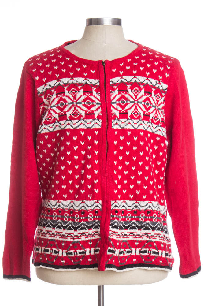 Red Ugly Christmas Cardigan 33621