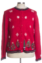 Red Ugly Christmas Cardigan 33644