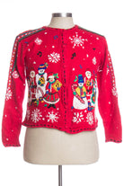 Red Ugly Christmas Cardigan 33647