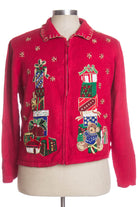 Red Ugly Christmas Cardigan 33655