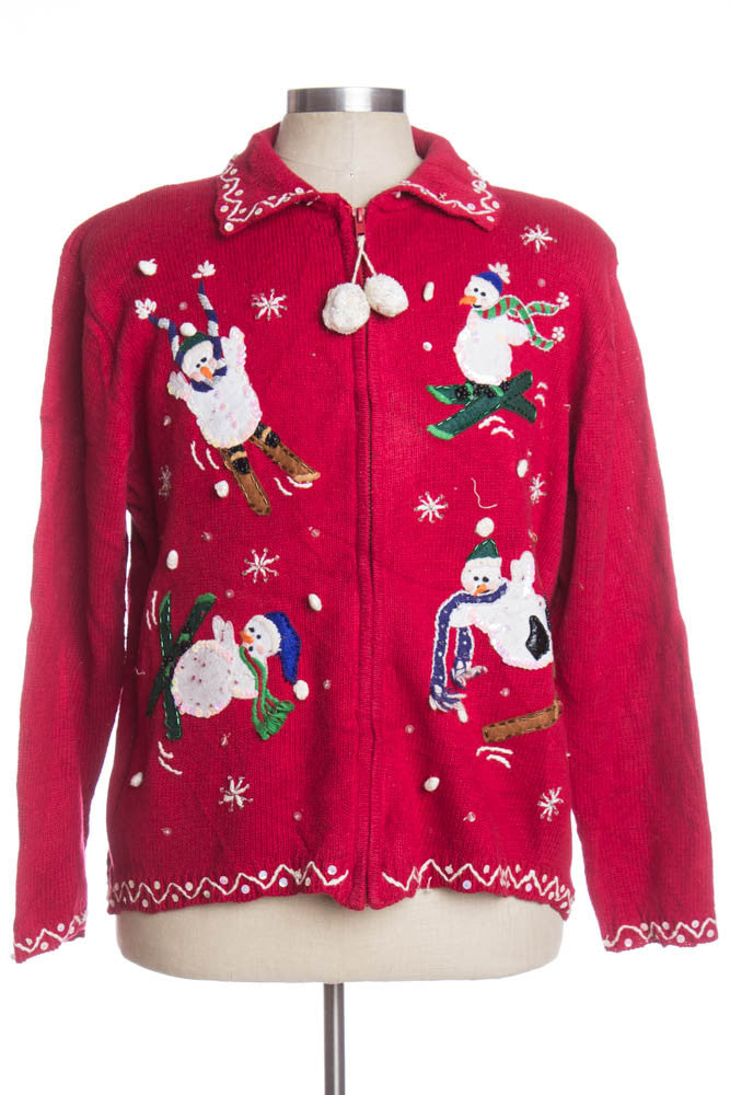 Red Ugly Christmas Cardigan 33660
