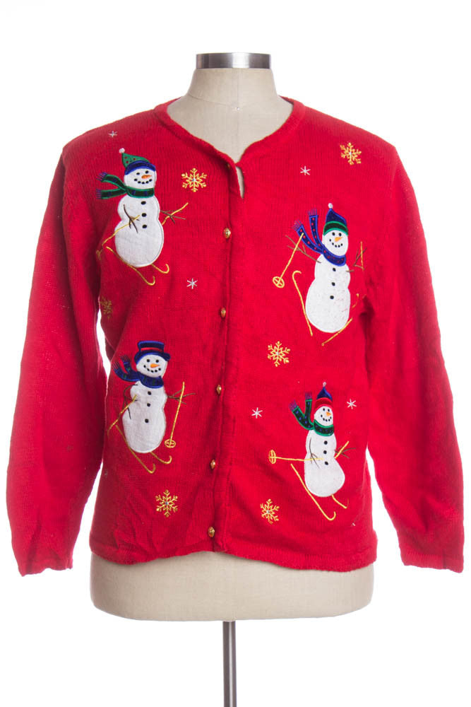 Red Ugly Christmas Cardigan 33670