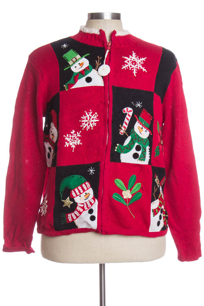 Red Ugly Christmas Cardigan 33671