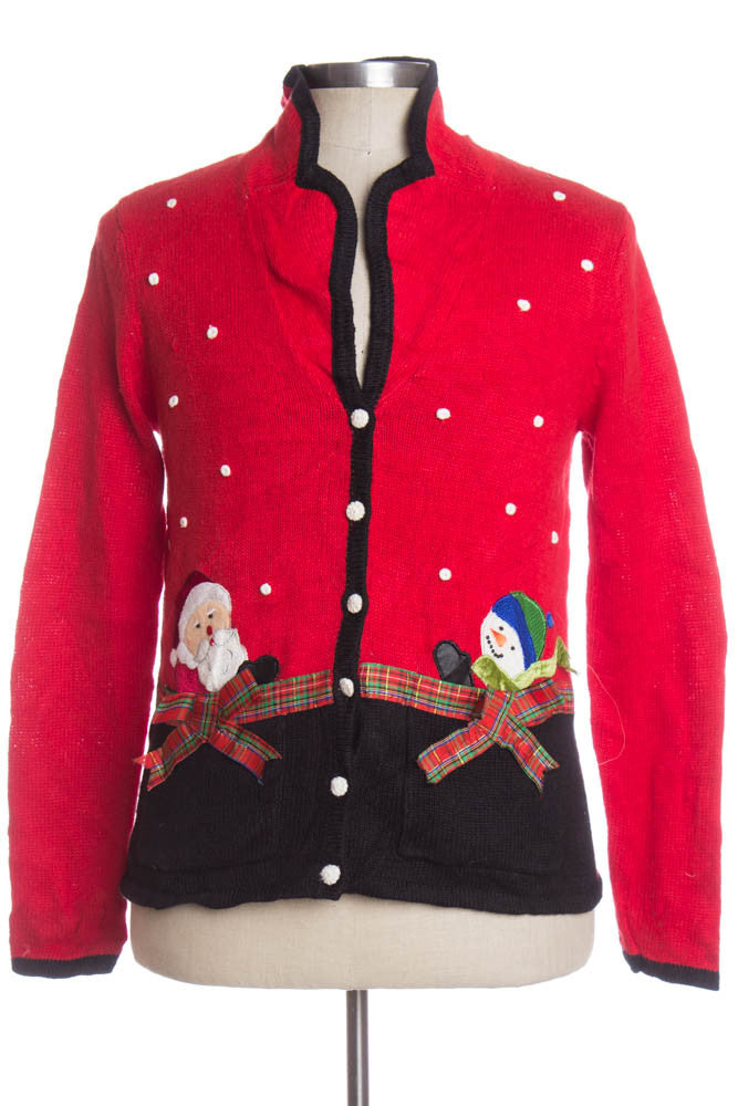 Red Ugly Christmas Cardigan 33678