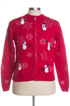 Red Ugly Christmas Cardigan 33681