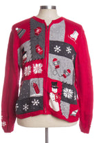 Red Ugly Christmas Cardigan 33682