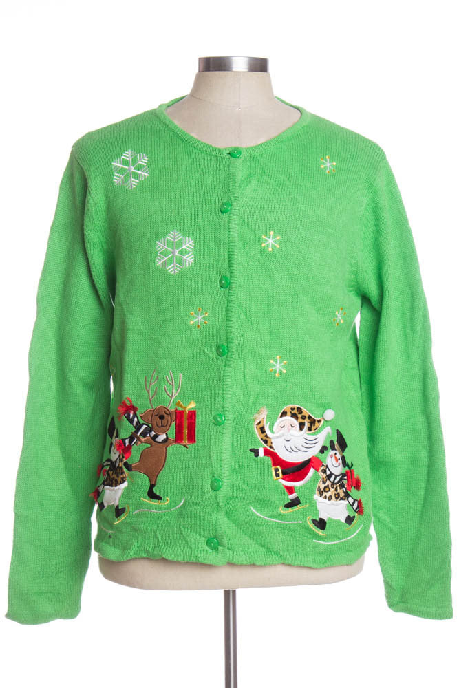 Green Ugly Christmas Cardigan 33694