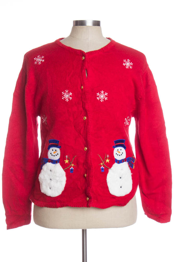 Red Ugly Christmas Cardigan 33704