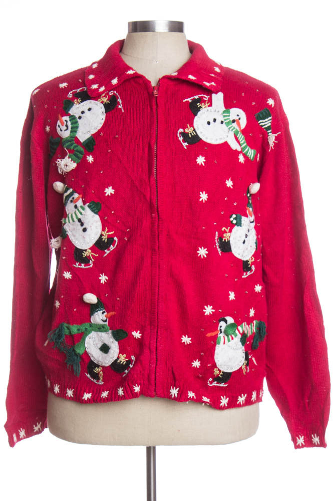 Red Ugly Christmas Cardigan 33737
