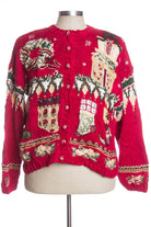 Red Ugly Christmas Cardigan 33747