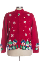 Red Ugly Christmas Cardigan 33773