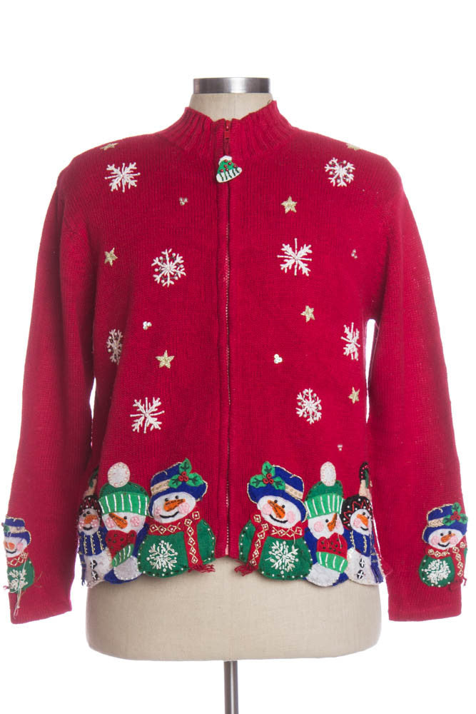 Red Ugly Christmas Cardigan 33773