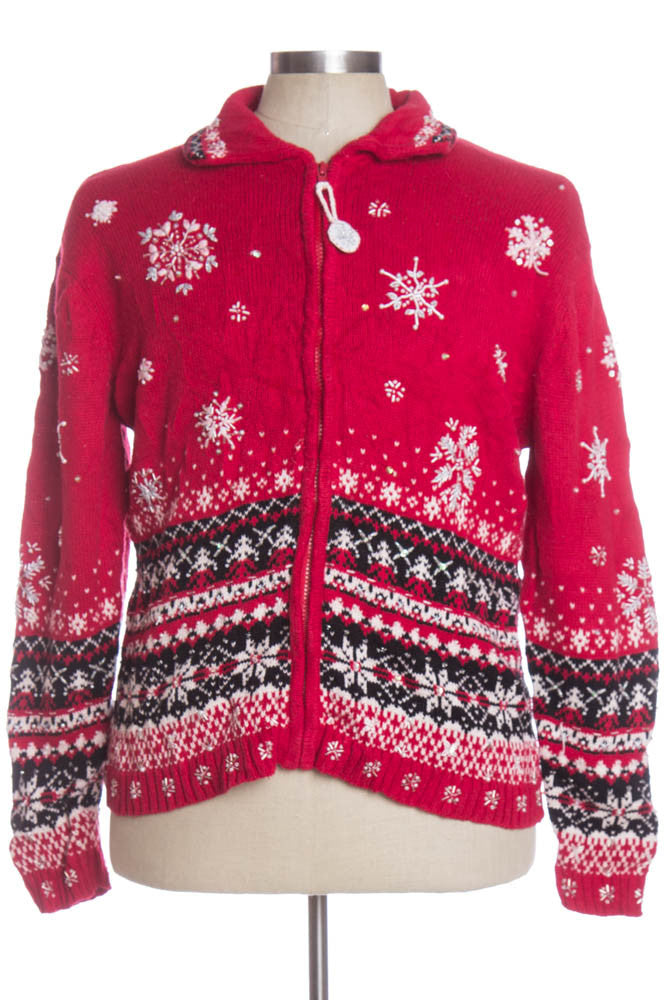 Red Ugly Christmas Cardigan 33828