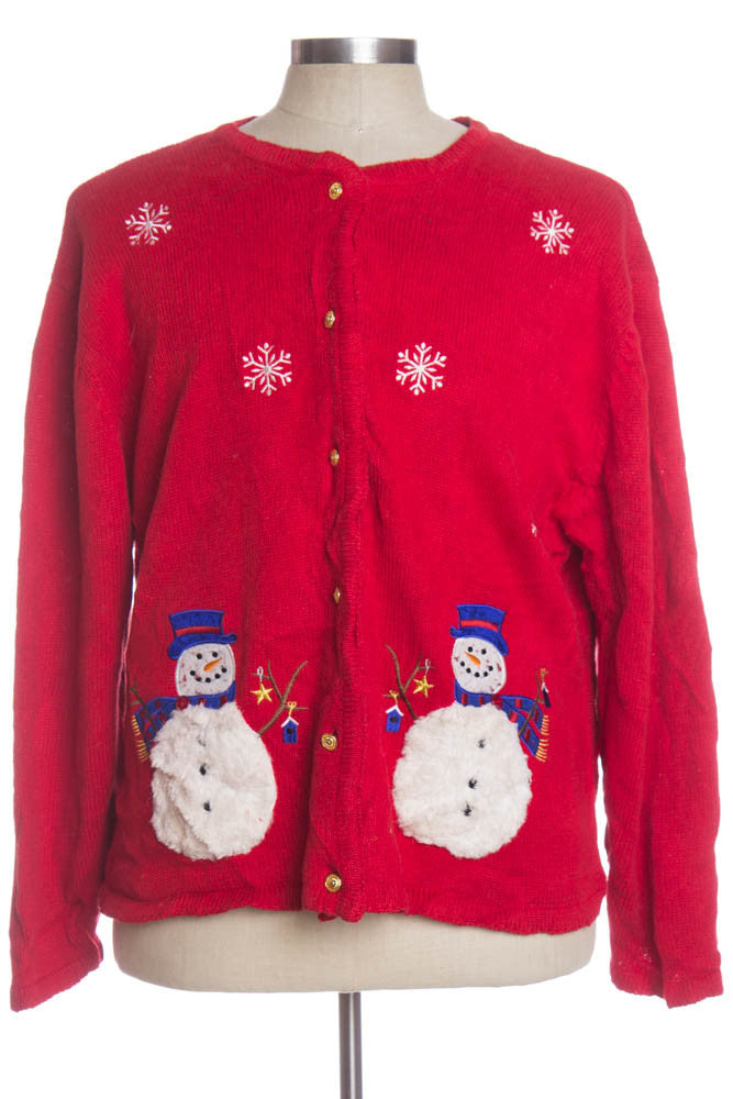 Red Ugly Christmas Cardigan 33842