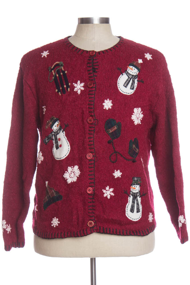 Red Ugly Christmas Cardigan 33846