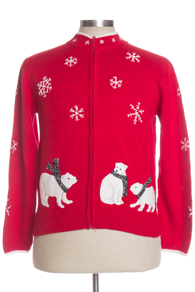 Red Ugly Christmas Cardigan 33876