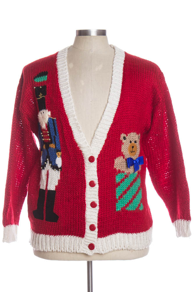 Red Ugly Christmas Cardigan 33883