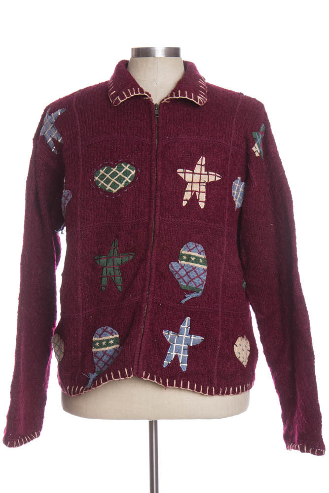 Red Ugly Christmas Cardigan 33945