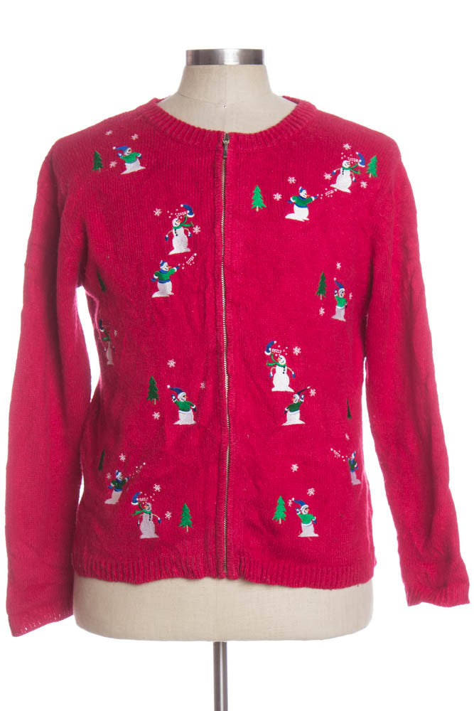 Red Ugly Christmas Cardigan 34000